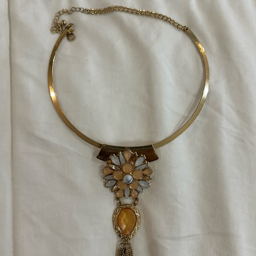Long chain necklace